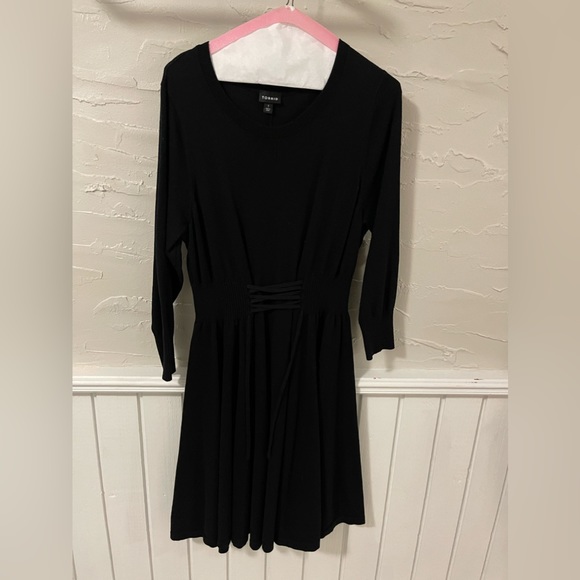 Torrid lace up waist sweater dress - Picture 2 of 8